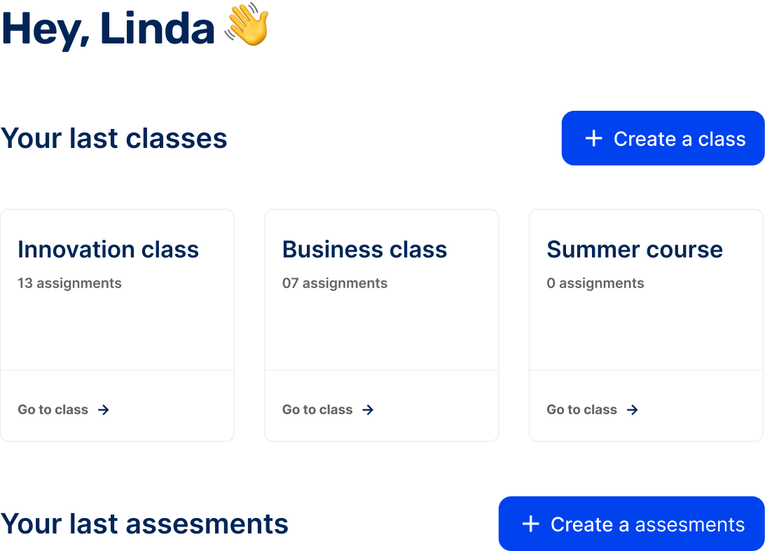 First Screen of CoGrader application